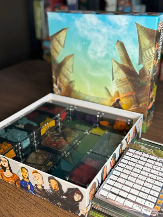 Architects of the West Kingdom organized in a Piece Keepers tray