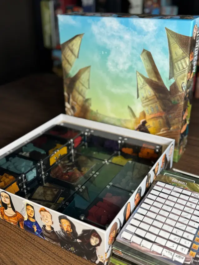 Architects of the West Kingdom organized in a Piece Keepers tray