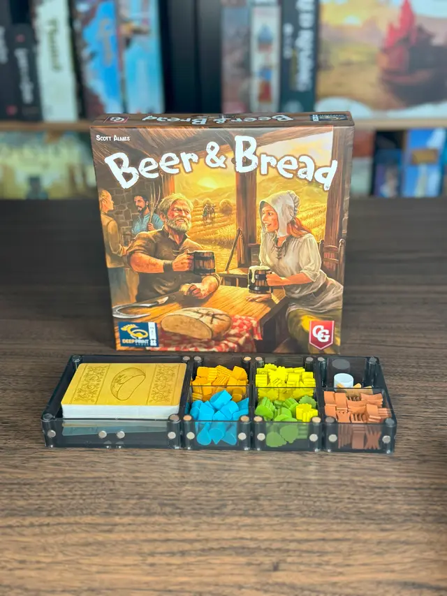 Beer & Bread organized in a Piece Keepers tray