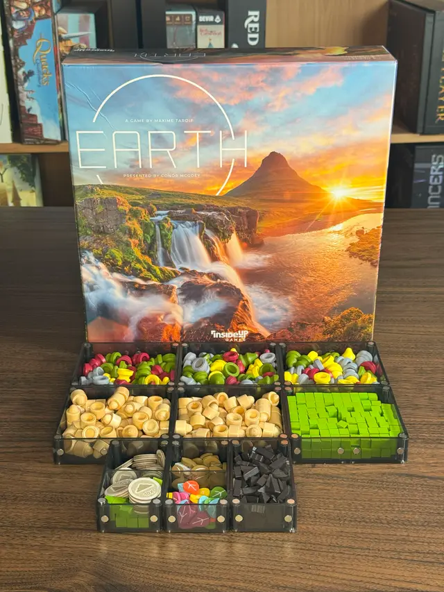 Earth organized in a Piece Keepers tray