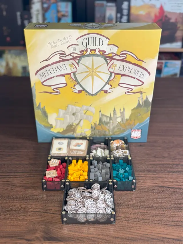 The Guild of Merchant Explorers organized in a Piece Keepers tray