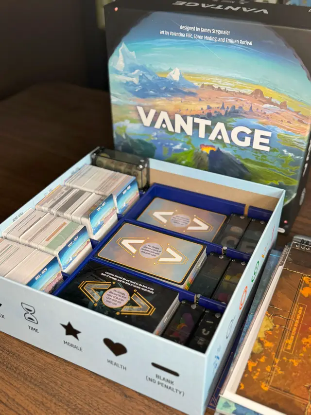 Vantage organized in a Piece Keepers tray