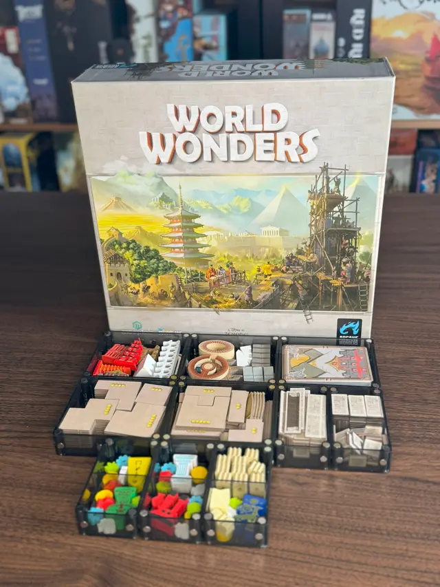 World Wonders organized in a Piece Keepers tray